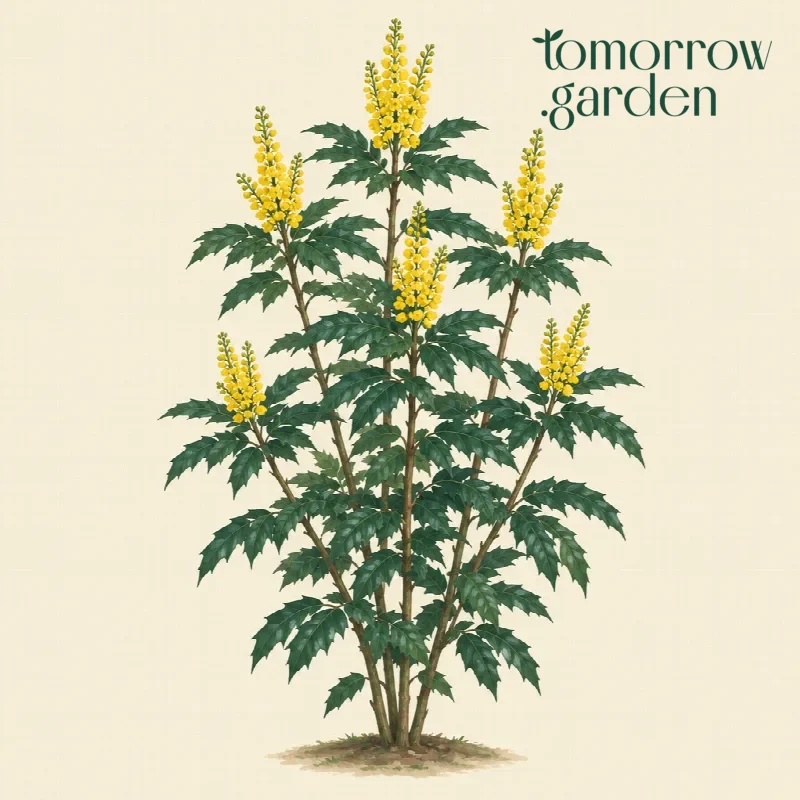 Illustration of Winter mahonia