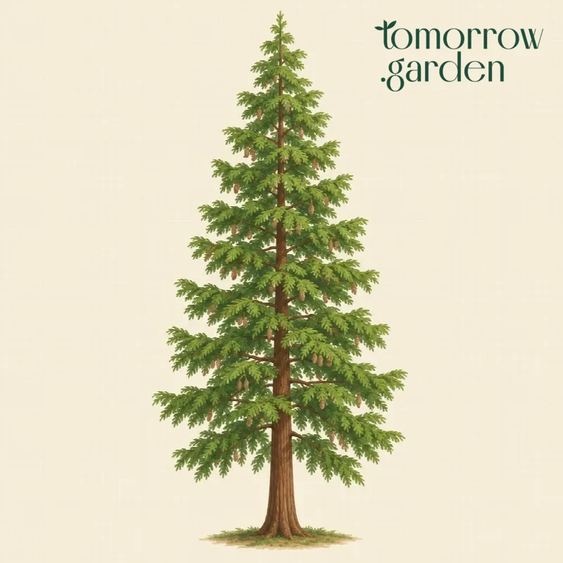 Illustration of Dawn redwood