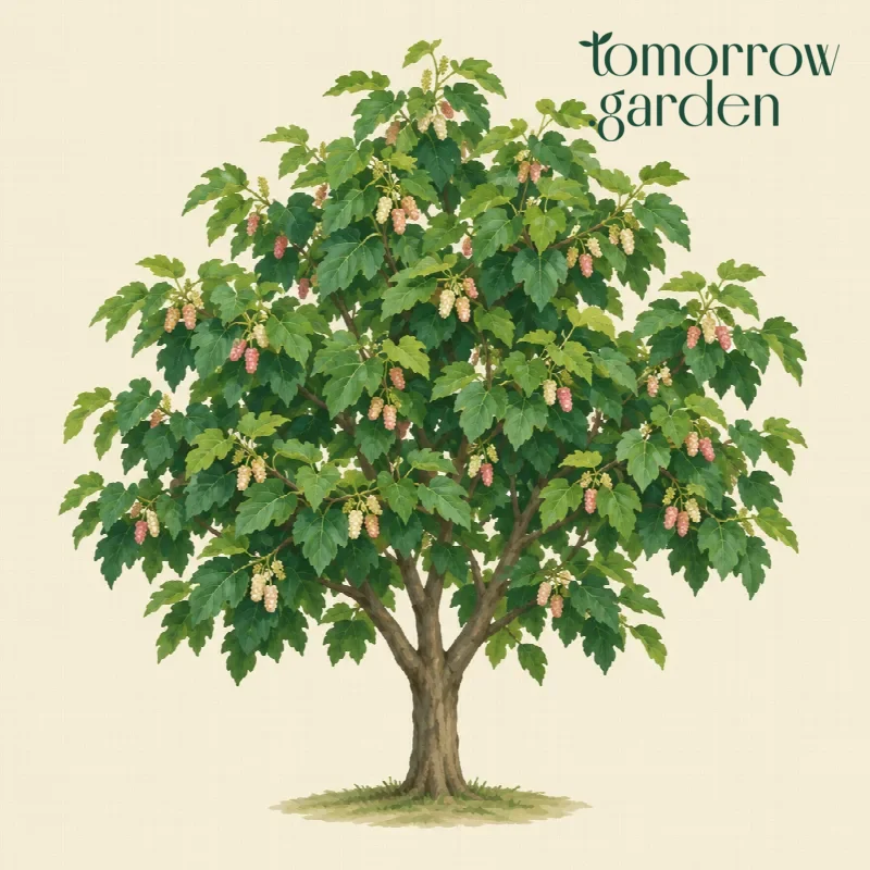 Illustration of White mulberry