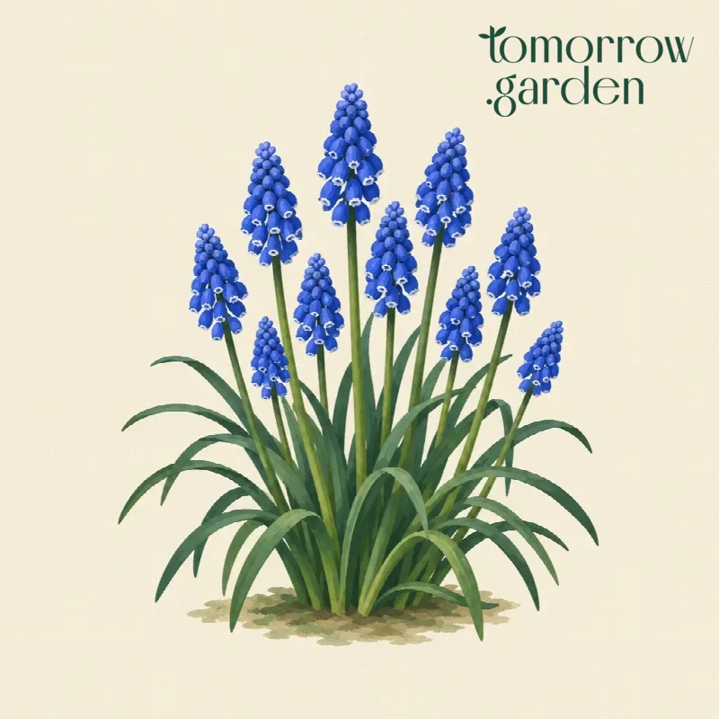 Illustration of Grape hyacinth