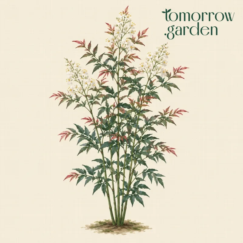 Illustration of Heavenly bamboo