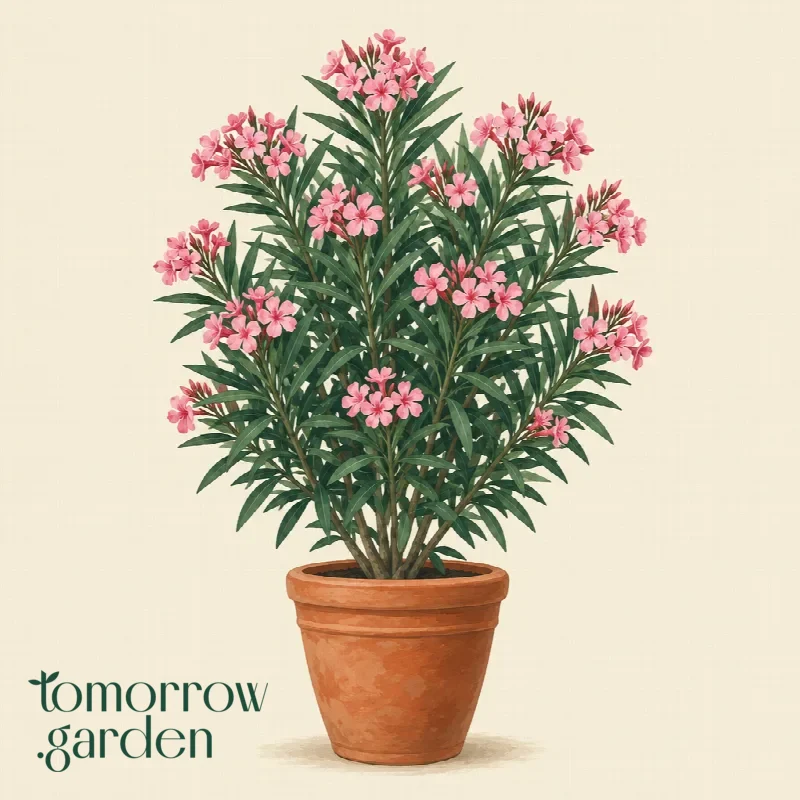Illustration of Oleander