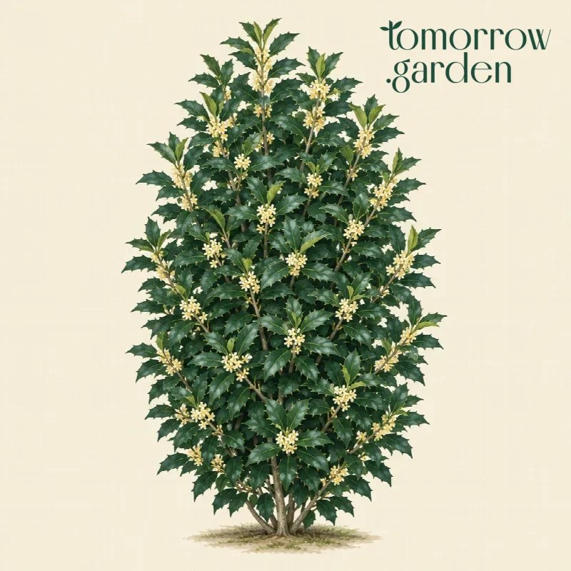 Illustration of Holly osmanthus