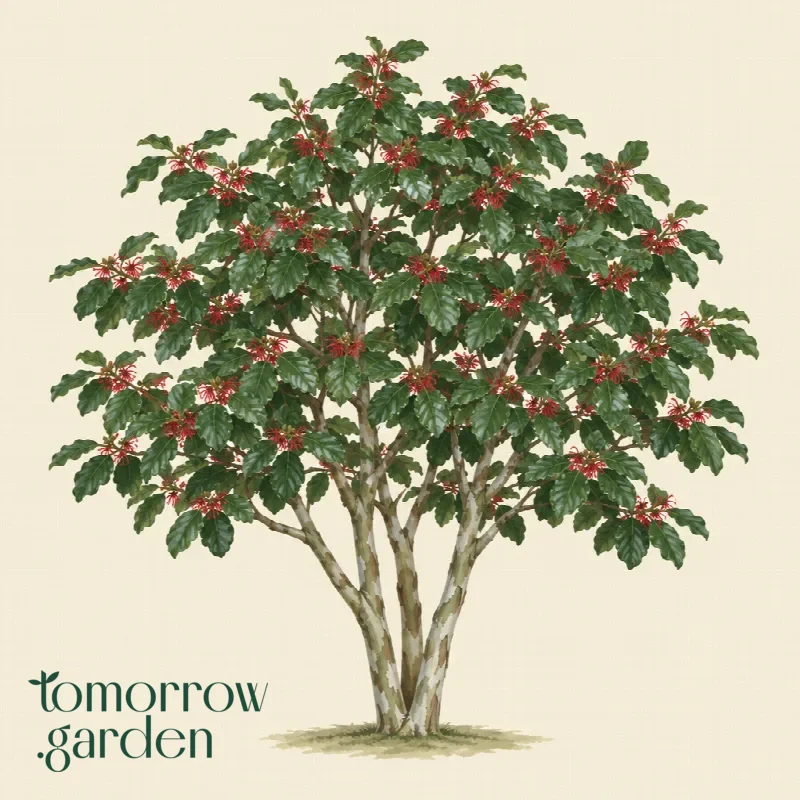 Illustration of Persian ironwood