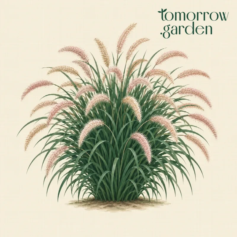 Illustration of Fountain grass