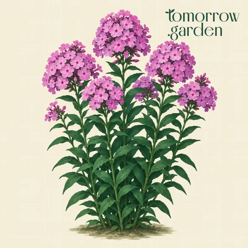 Illustration of Garden phlox