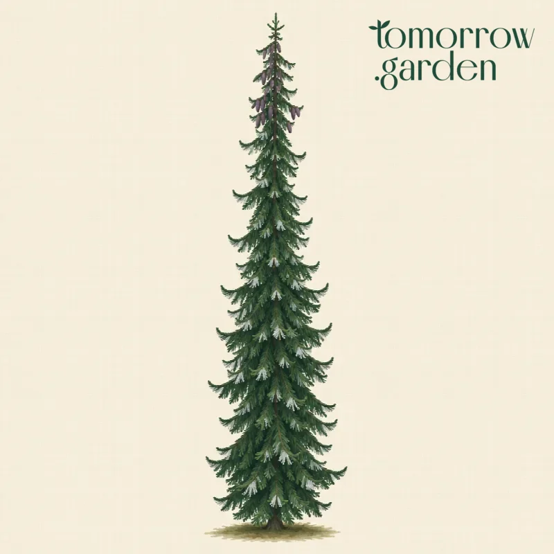 Illustration of Serbian spruce