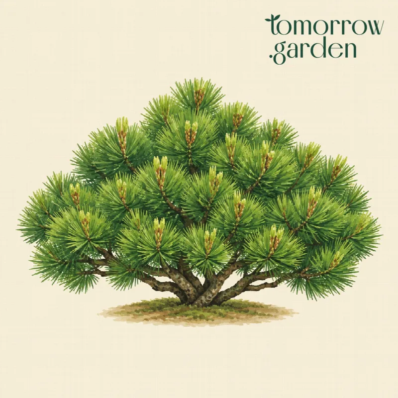 Illustration of Low Glow Japanese red pine