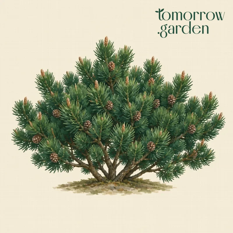 Illustration of Mountain pine
