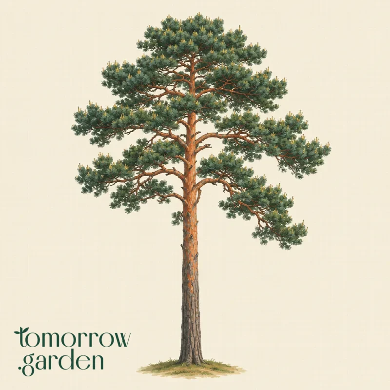 Illustration of Scots pine