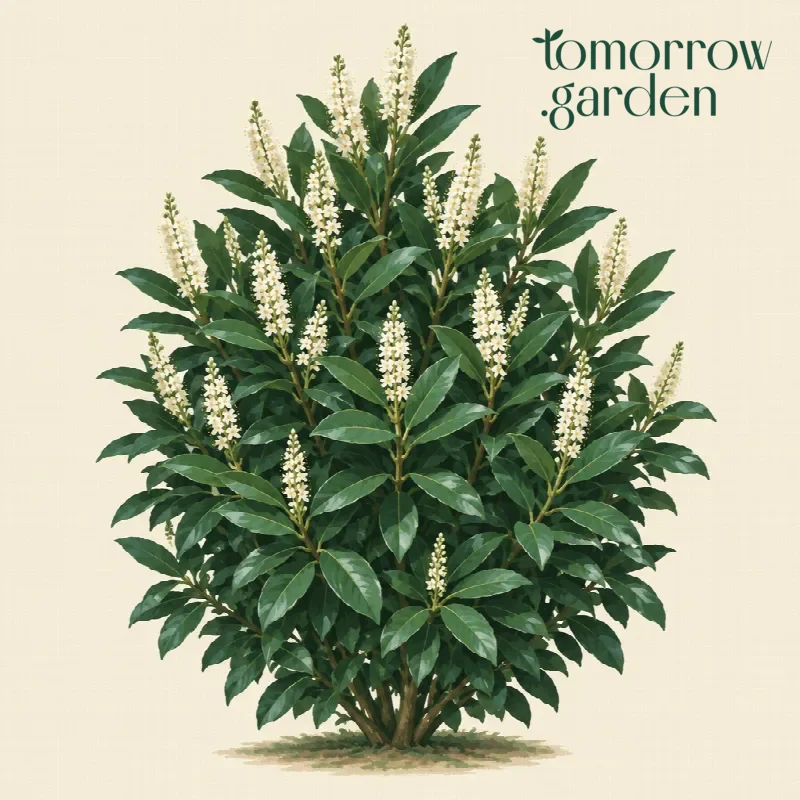 Illustration of Cherry laurel