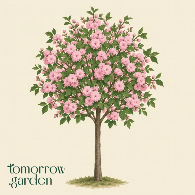 Illustration of Flowering almond