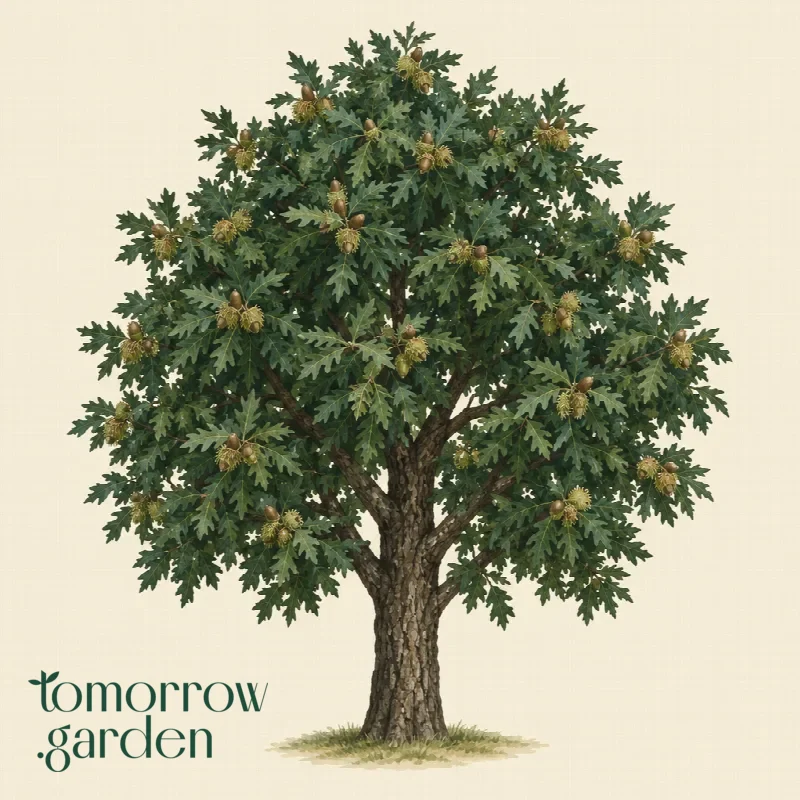 Illustration of Turkey oak
