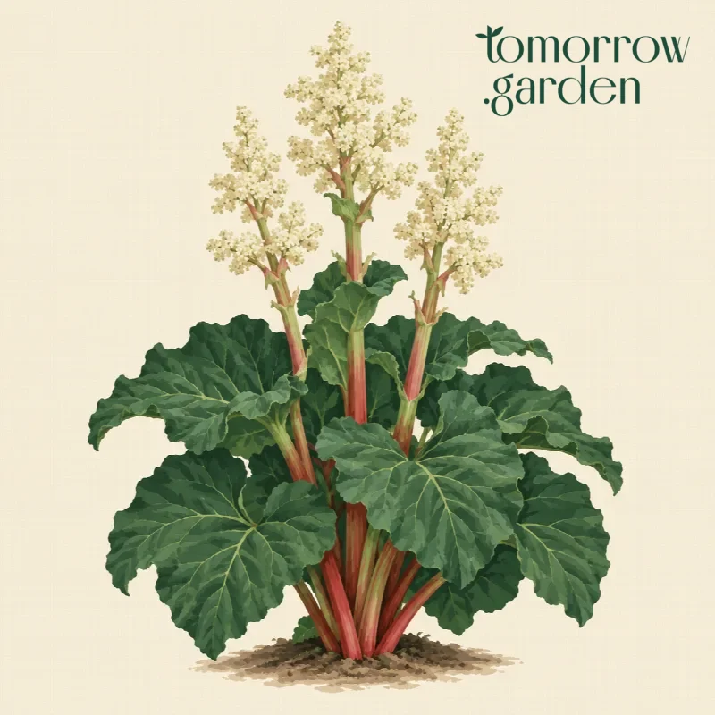 Illustration of Rhubarb