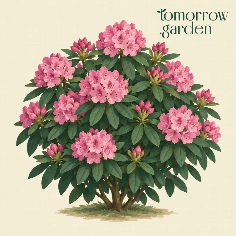 Illustration of Rhododendron