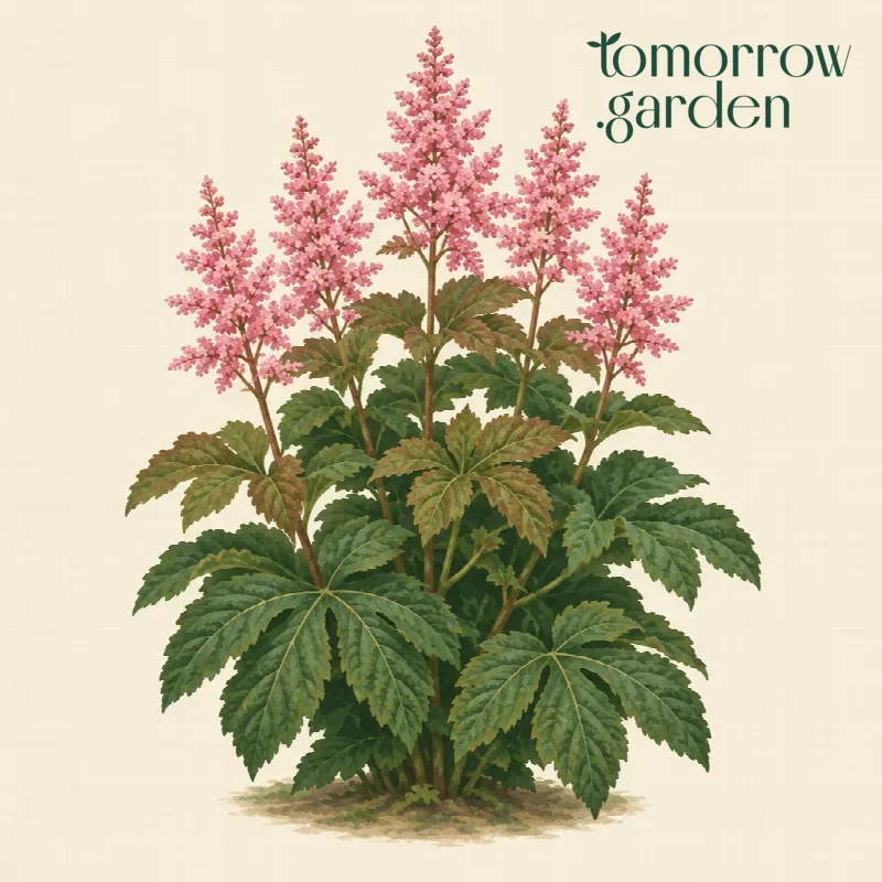 Illustration of Rodgersia