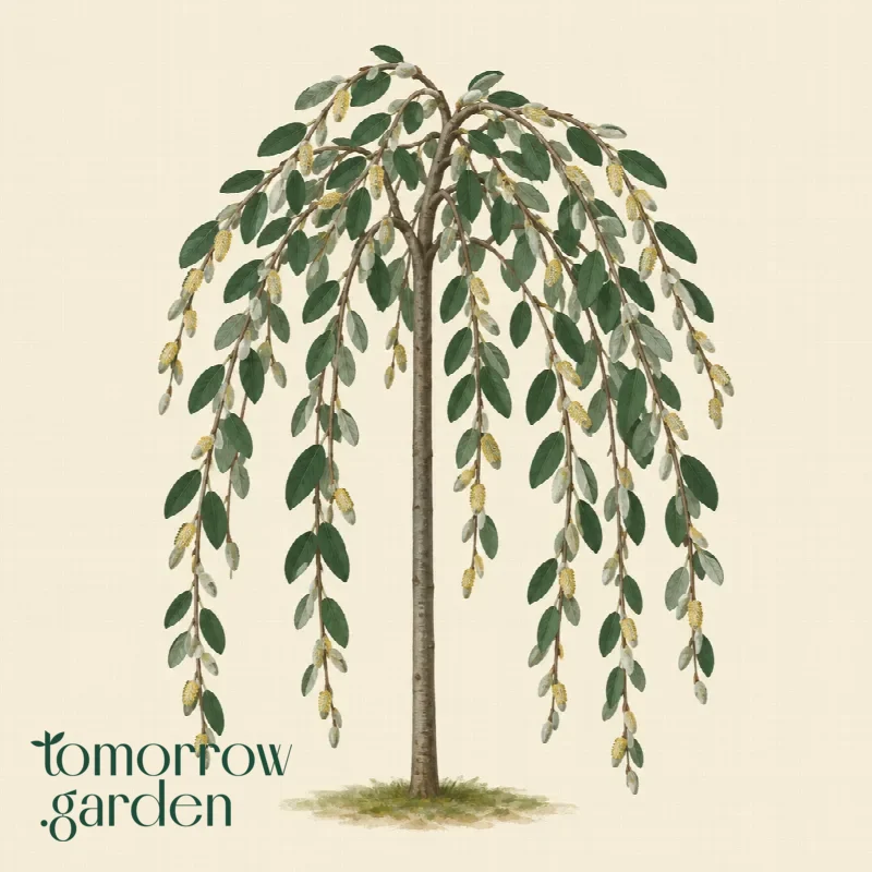 Illustration of Goat willow