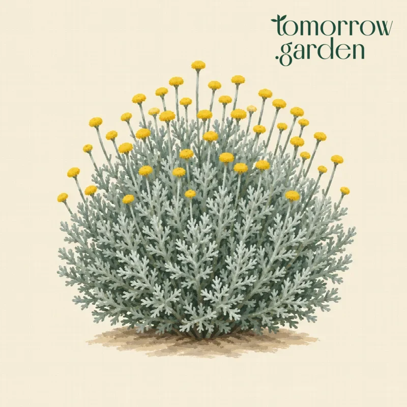 Illustration of Cotton lavender