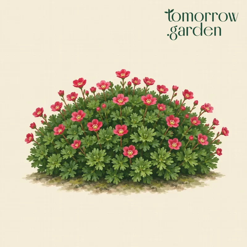 Illustration of Mossy saxifrage