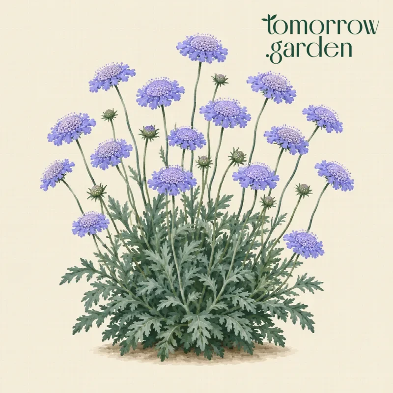Illustration of Small scabious