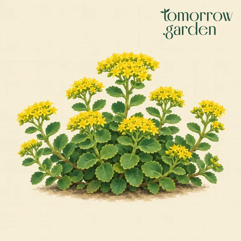 Illustration of Kamchatka stonecrop