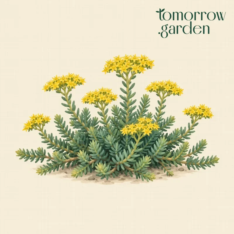 Illustration of Reflexed stonecrop