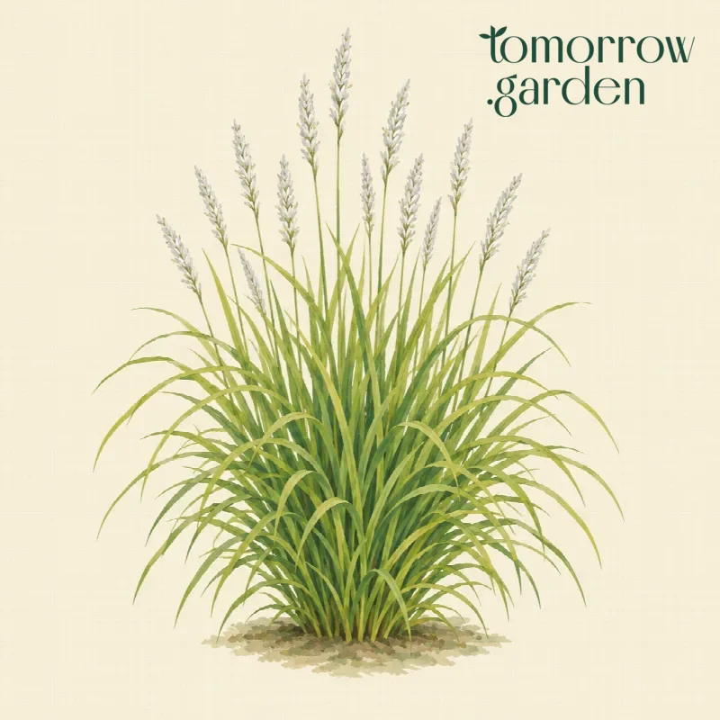 Illustration of Autumn moor grass