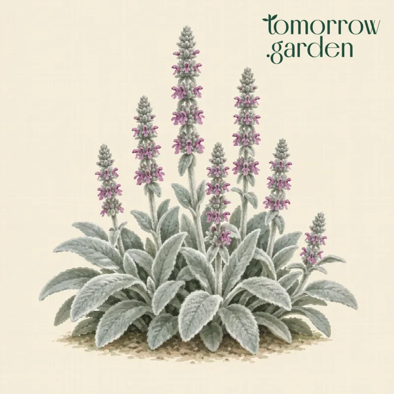 Illustration of Lamb's ear