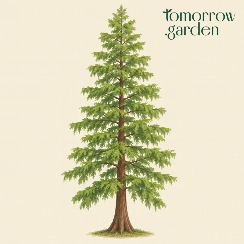 Illustration of Bald cypress