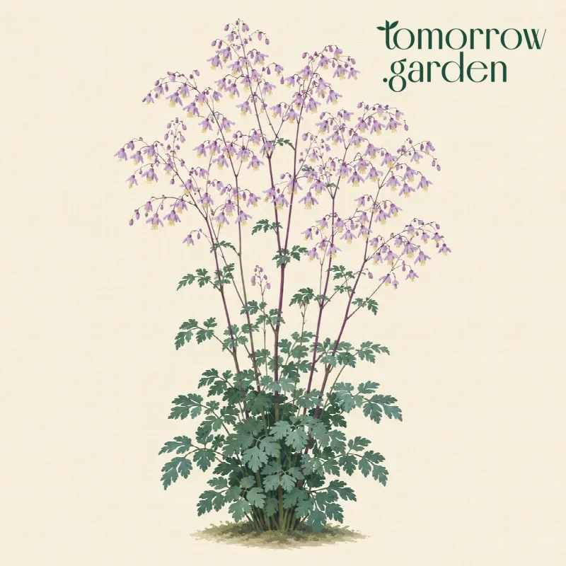 Illustration of Chinese meadow rue