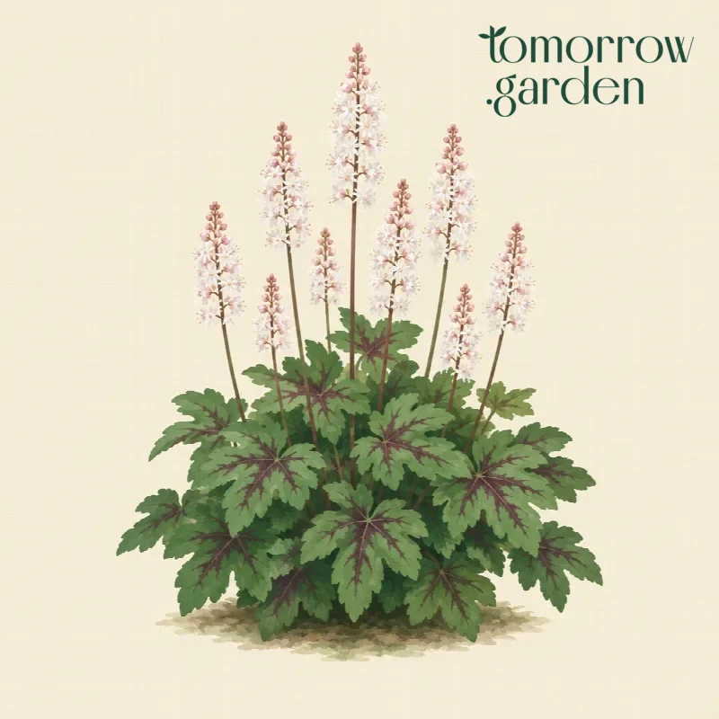 Illustration of Foamflower