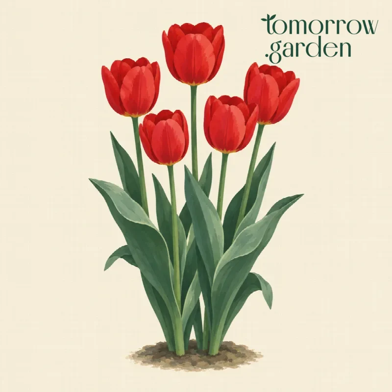 Illustration of Garden tulip