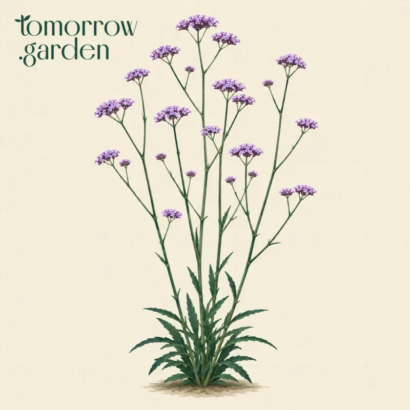 Illustration of Purpletop vervain