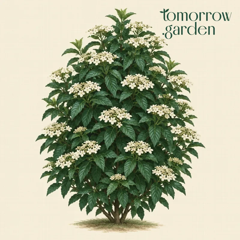 Illustration of Prague viburnum
